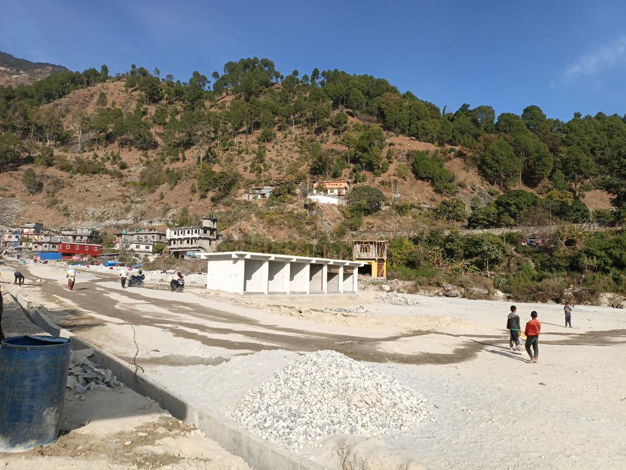 Intergrated Urban Infrastructure Development work at jay Prithivi Municipality , Bajhang